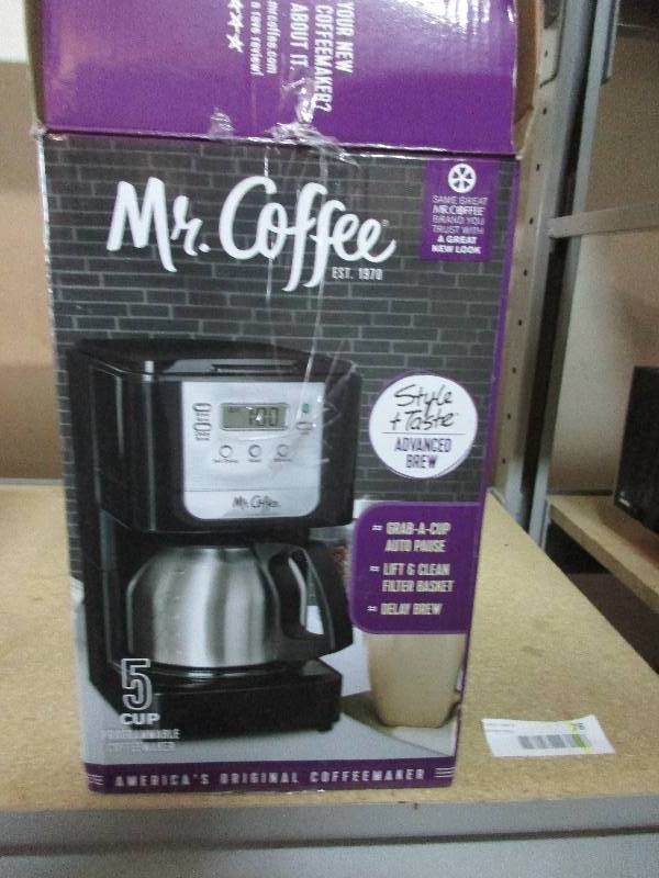 Mr Coffee 5 Cup coffee maker
