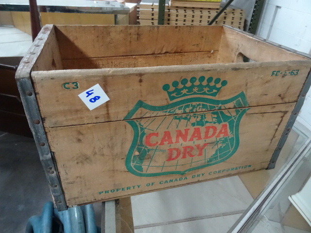 Vintage Wood Bottle Case
