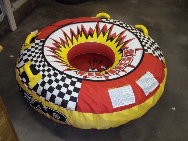 lot 70 image: NEW Airhead Blast water inflatable Tube towable