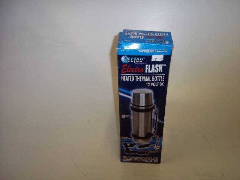 lot 91 image: 12v Heated Thermal Bottle