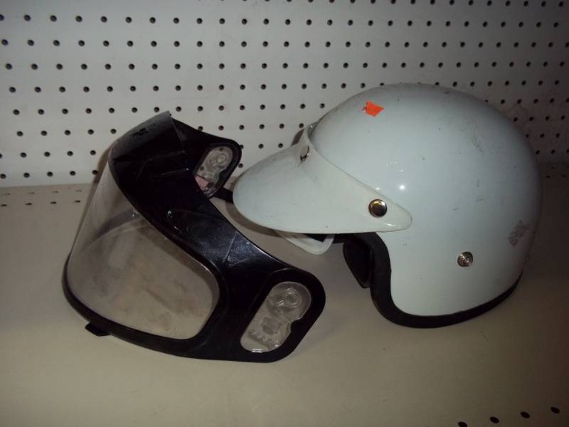 lot 97 image: Helmet with Visor