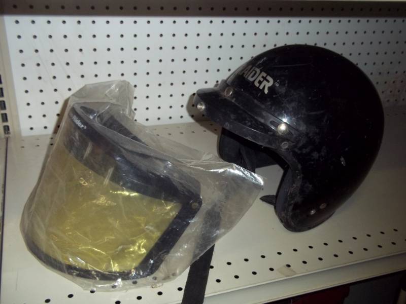 lot 99 image: Helmet with Visor