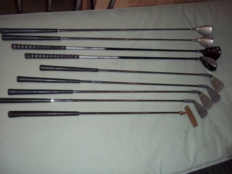 lot 147 image: Junior Golf Club Set #3,#5#7#9 Iron and #1,#3#4 and Fairway woods plus putter