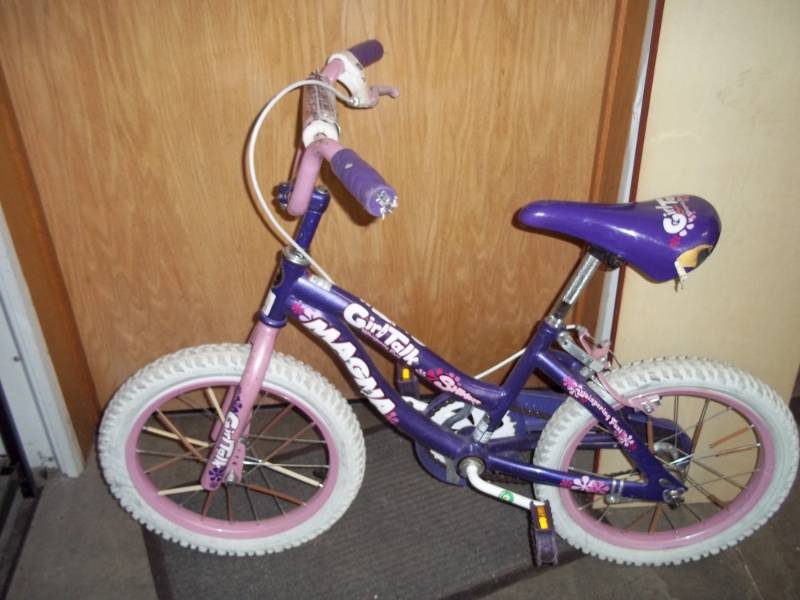 lot 173 image: Girl talk Purple Bike 16