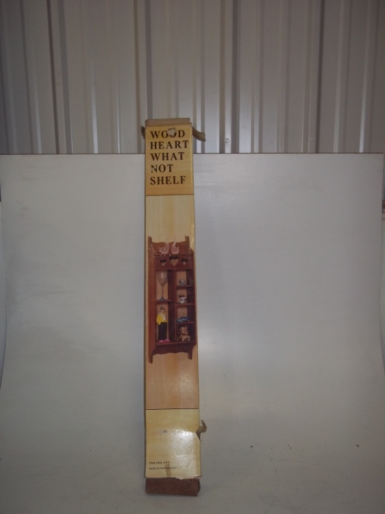 lot 224 image: Wood Heart What Not Shelf