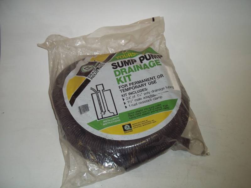 lot 273 image: New Sump Pump drain kit