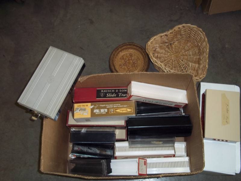 lot 379 image: Slide holders and assorted items