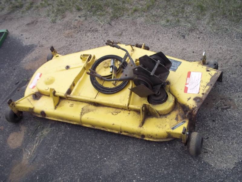 lot 392 image: John Deere Mower Deck from a 318 mower 48