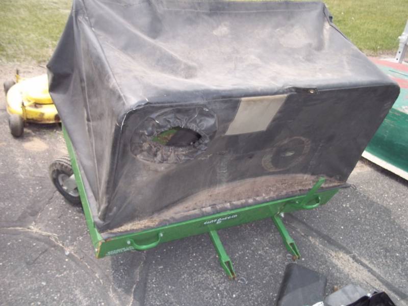 lot 393 image: Cart Bagger for a John Deere 318 Mower includes tubes