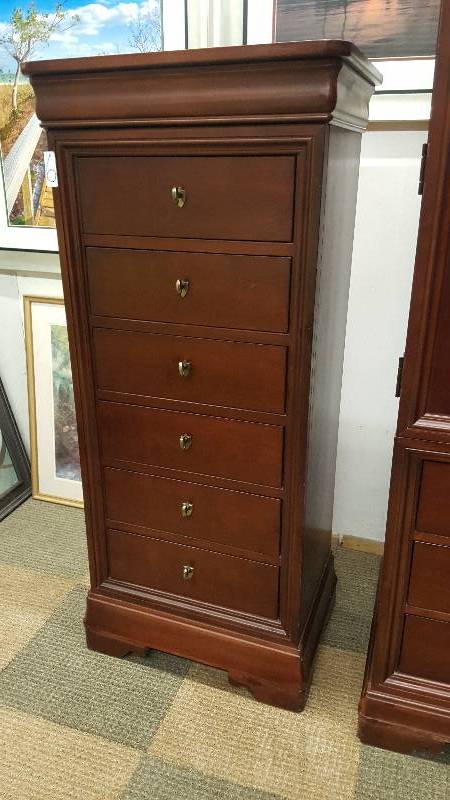 lot 6 image: Lingerie Cabinet.  By Thomasville.