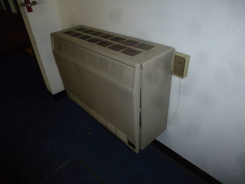 lot 11 image: Empire LP Gas Wall Heater