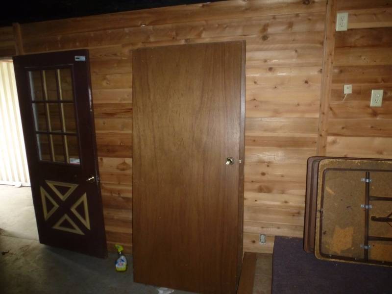 lot 19 image: Mahogany Door Blanks