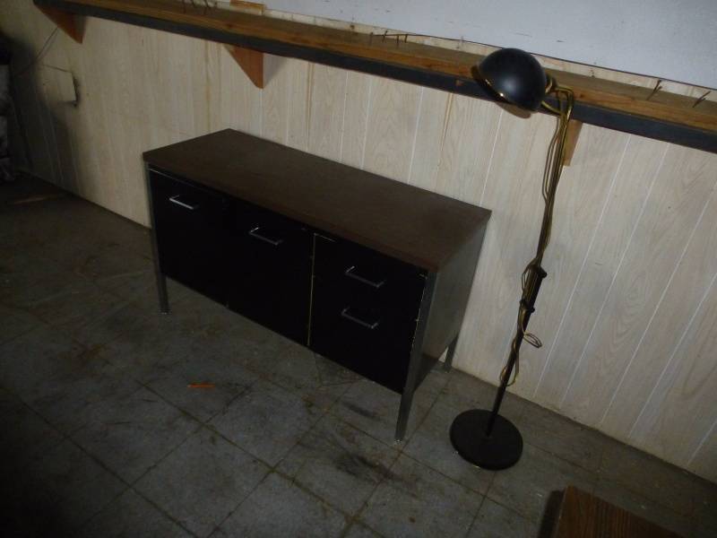 lot 50 image: Steel Office desk cabinet