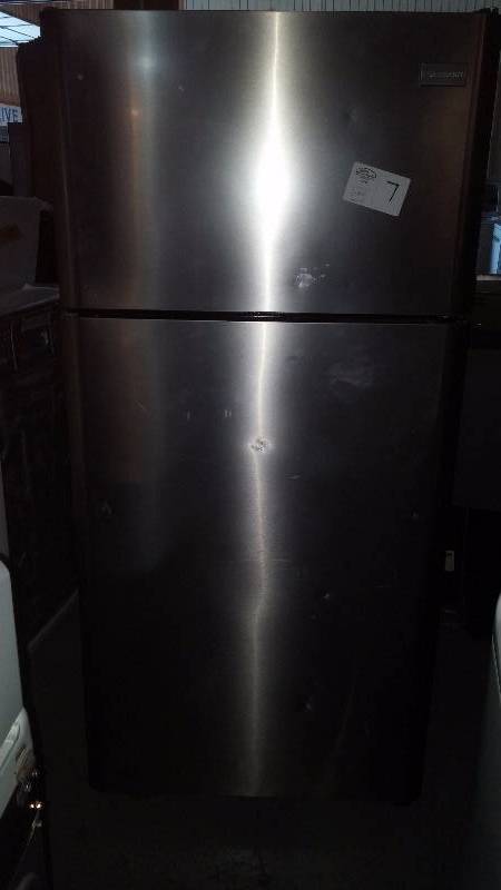 Stainless Steel Fridge - tested and works