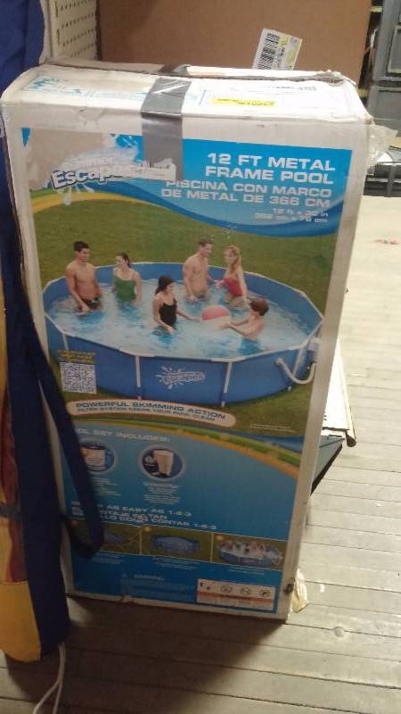 12 Foot Metal Frame Pool - New in Box