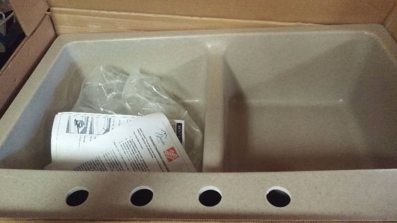 Granite composite kitchen sink - Sand