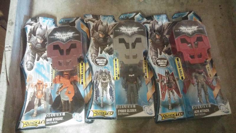 3 NIB Batman toys