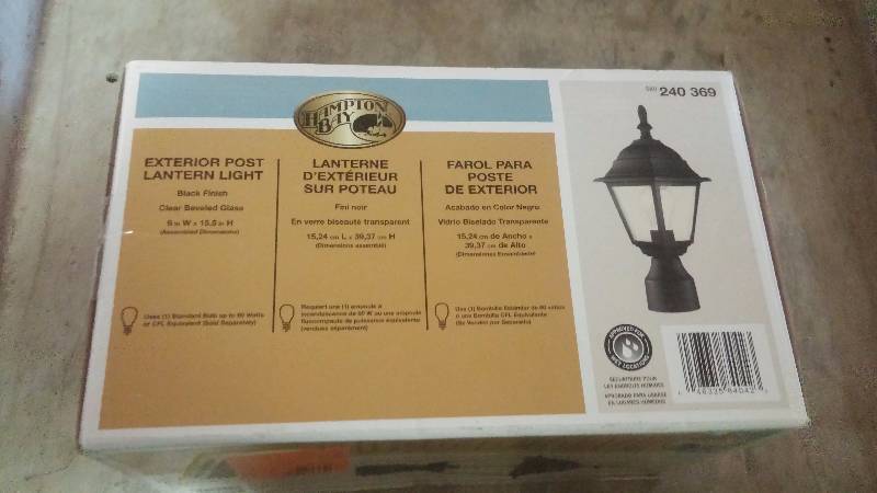 Exterior Post Lantern Light