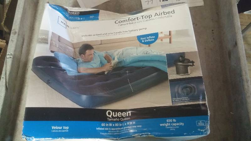 Queen Size Comfort top airbed - untested