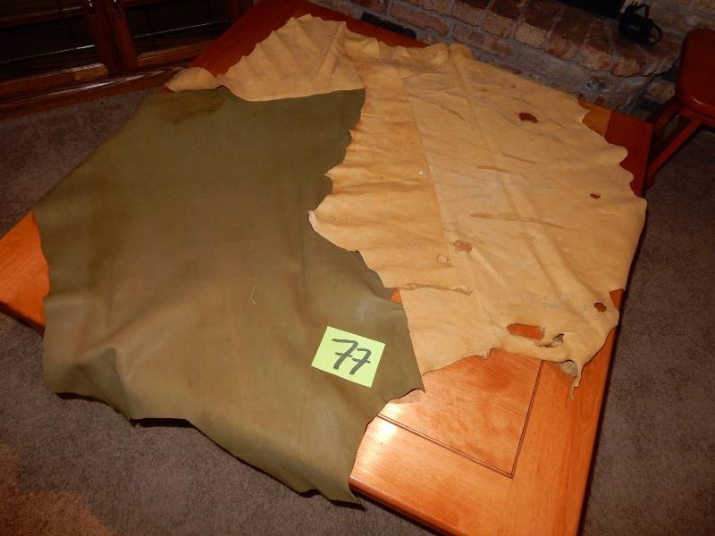 lot 77 image: 2 Hides.. 1 Partial. 1 Full
