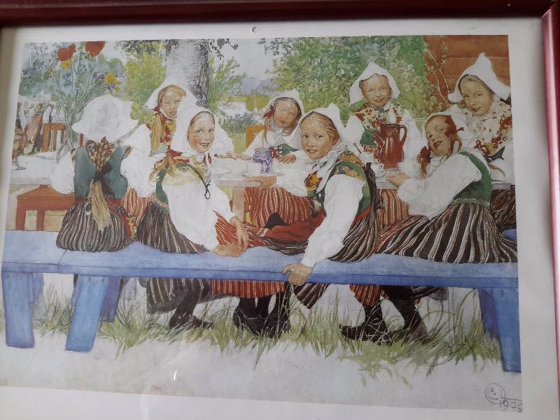 lot 16 image: Swedish Prints.. Pictures from 1908, 1909.. Orignals in the National Museum in Stockholm..