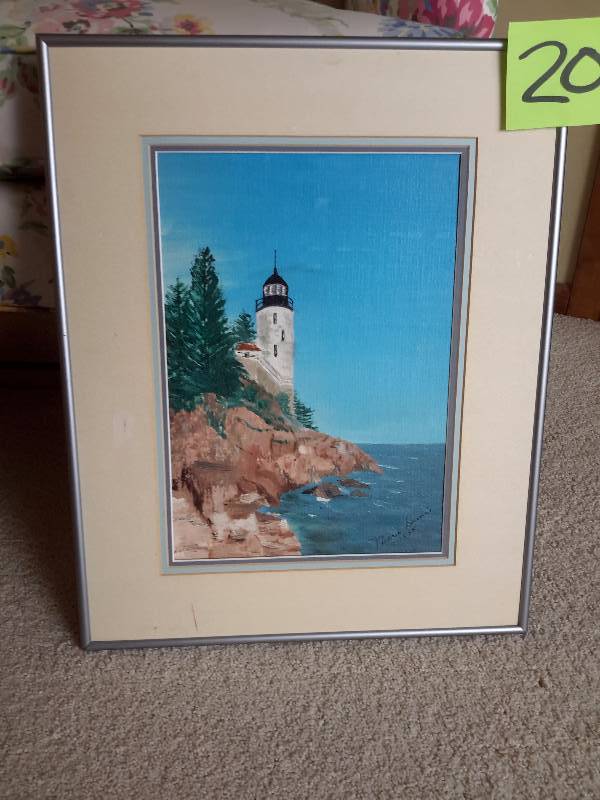 lot 20 image: Lighthouse .. Original