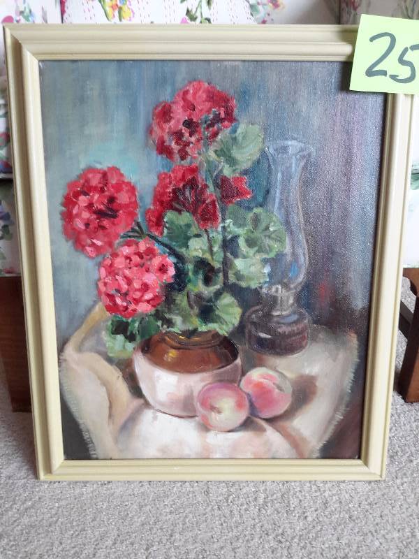 lot 25 image: Original Oil Painting.. See picture of Artist.