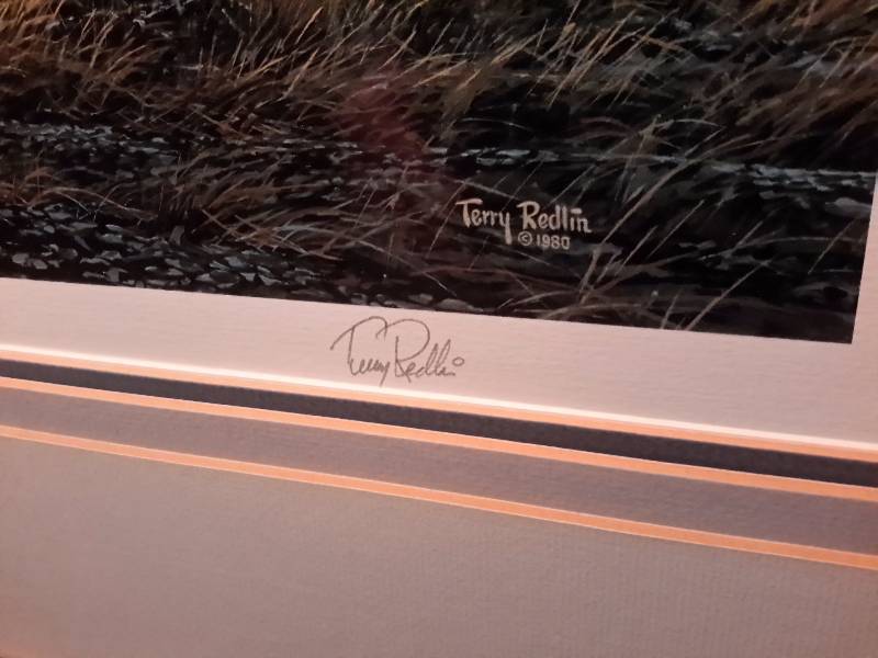 lot 30 image: Silent Sunset, by Terry Redlin  561 of 960