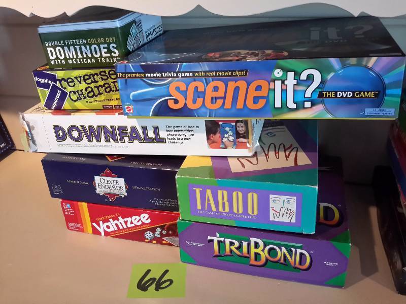 lot 66 image: Games as pictured