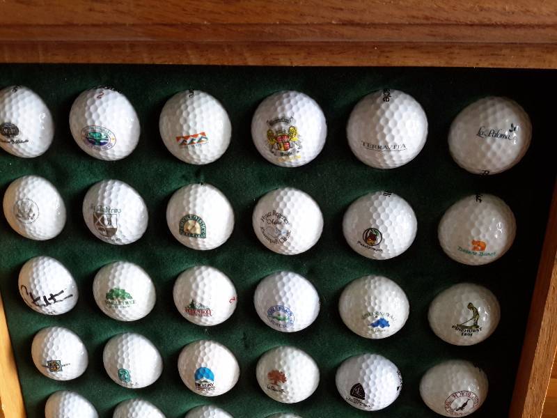 lot 158 image: Golf ball Collection as pictured