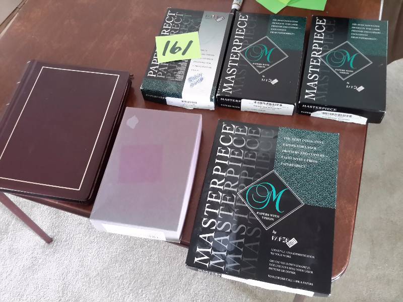 lot 161 image: Misc. Stationary as pictured. See closeups of tags. Partial boxes