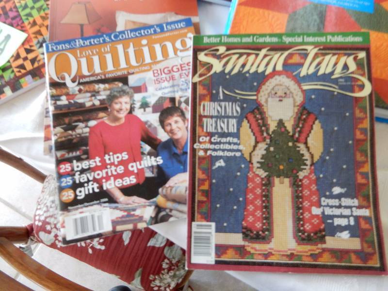 lot 81A image: Lot of Quilting Books and Magazines