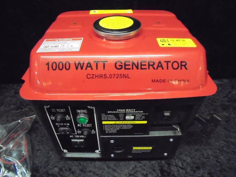 lot 4 image: NEW, 1000 Watt Brushless Generator