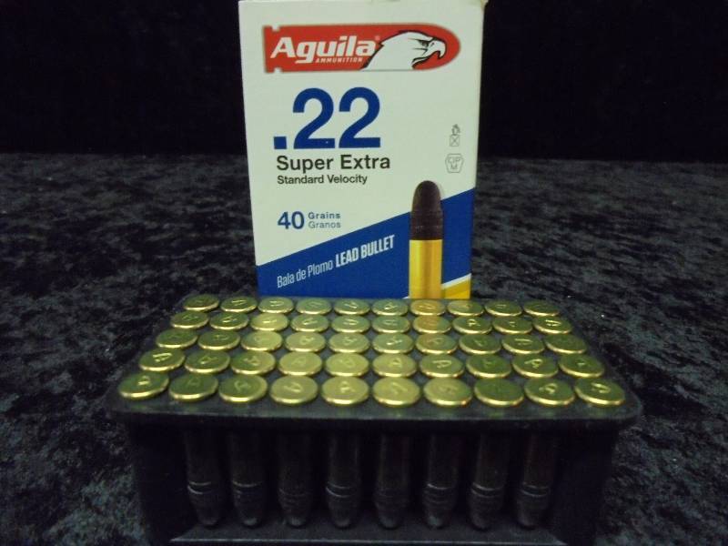 lot 21 image: Aquila .22, 40 Grain, 50ct