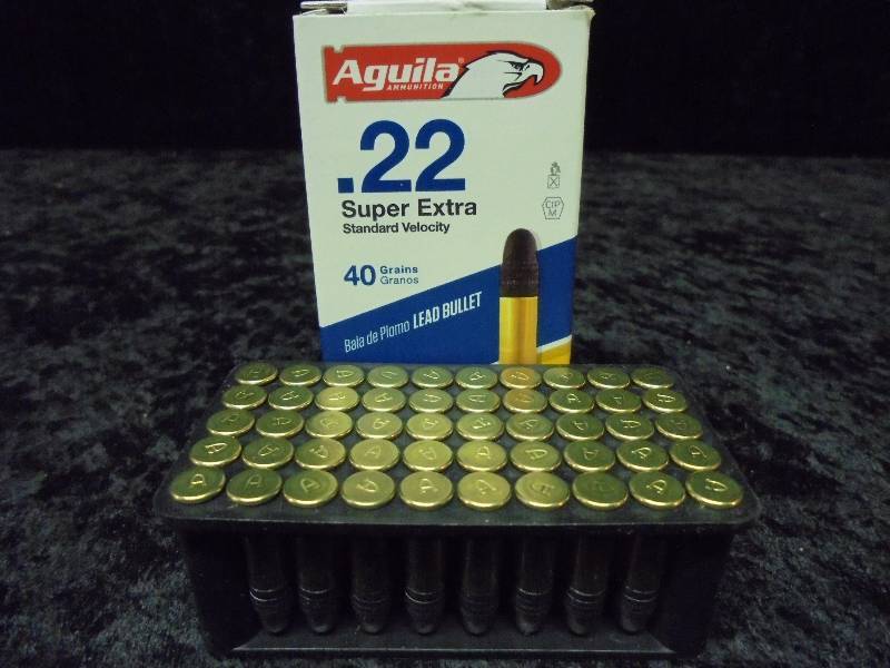lot 22 image: Aquila .22, 40 Grain, 50ct