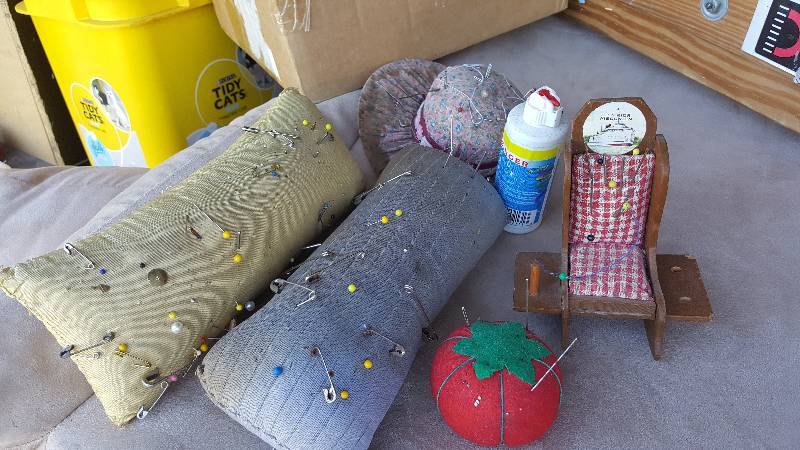 Lot of four pin cushions - vintage