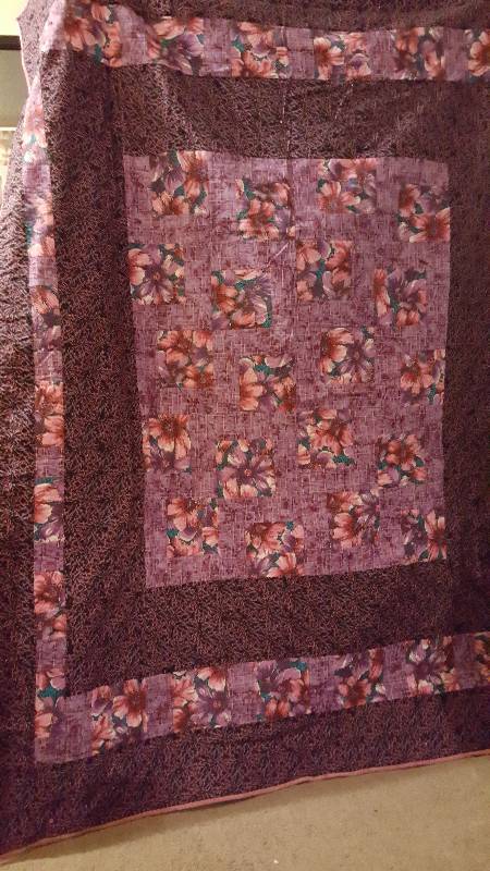 Beautiful hand made pink quilt