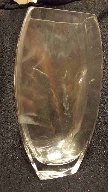 Lot of two 11 inch vases