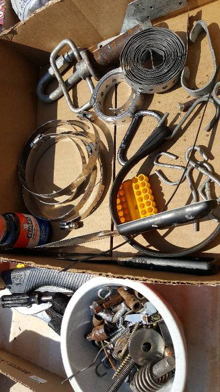 metal hanger strap, bungie cord & more