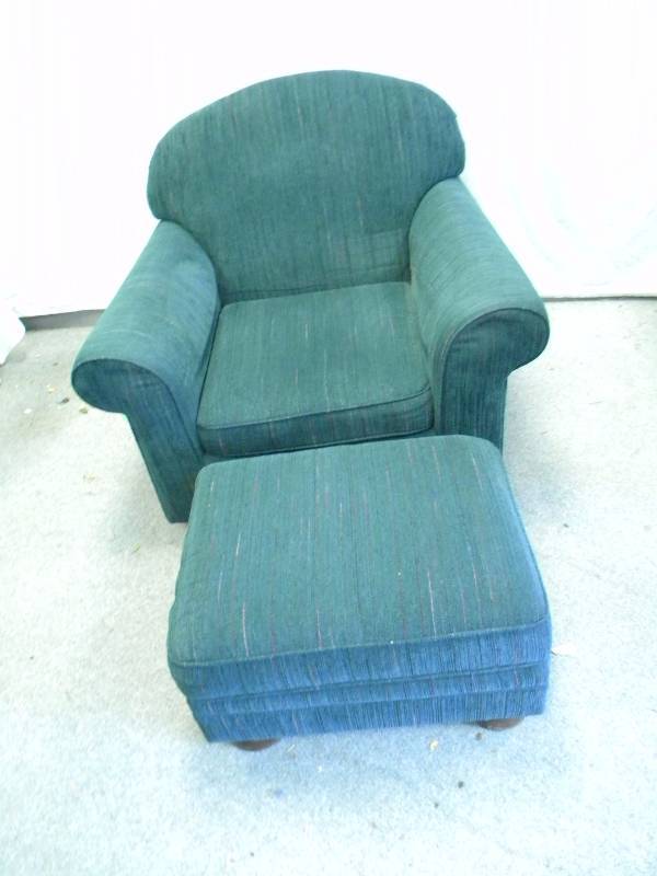 Flexsteel Chair and Ottoman