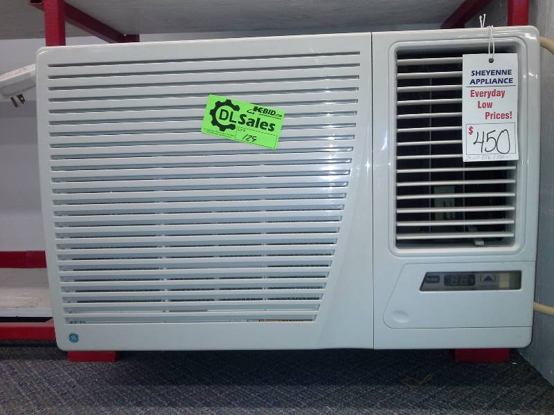 lot 129 image: GE Air Conditioner(Wall unit)