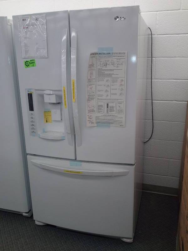 lot 158 image: LG Ultra Large Capacity 3 door French Door Refrigerator(27.6 cu. ft.)