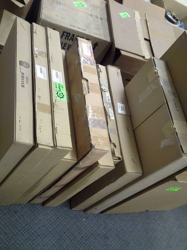 lot 398 image: Cabinet Panels and rear bulk heads with seals
