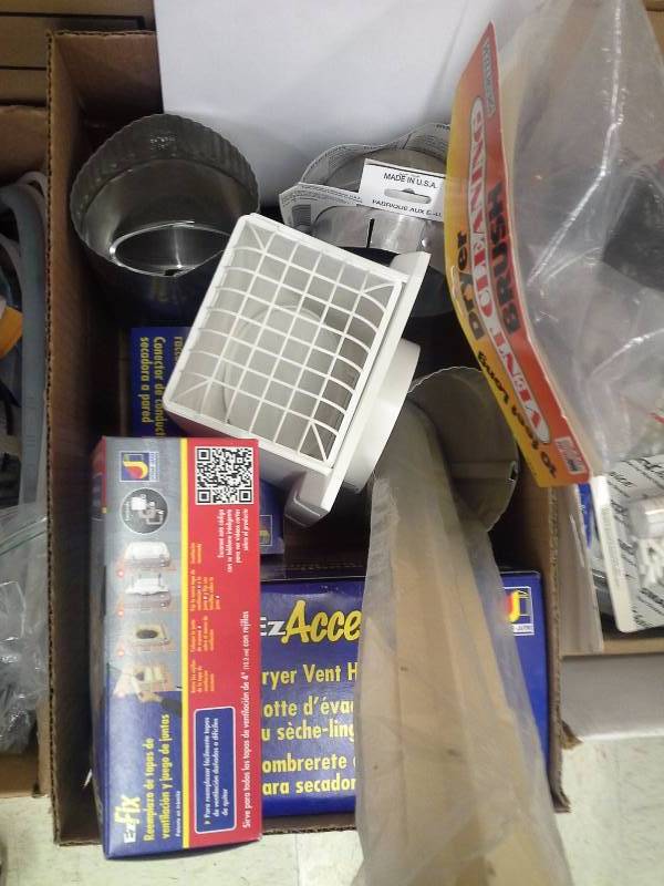 lot 465 image: Dryer Vent Hoods and Piping