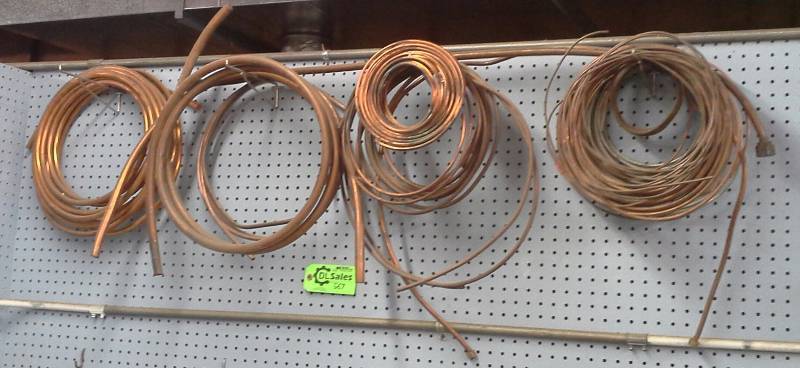 lot 567 image: Copper Tubing