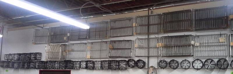 lot 598 image: Oven Racks and Gas stove burner grates