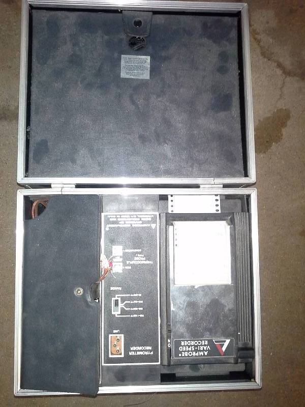 lot 601 image: Variable Speed Temperature Recorder