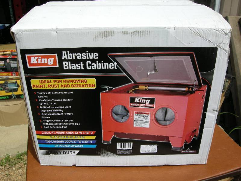 King Abrasive Blast Cabinet