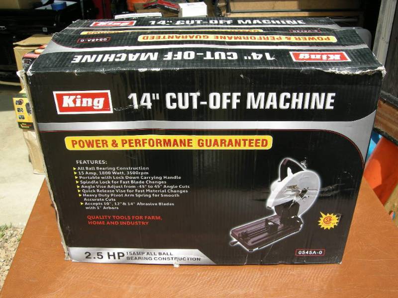 King 14 Cut-Off Machine