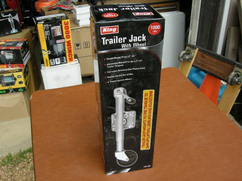 King 1000lb Trailer Jack With Wheel